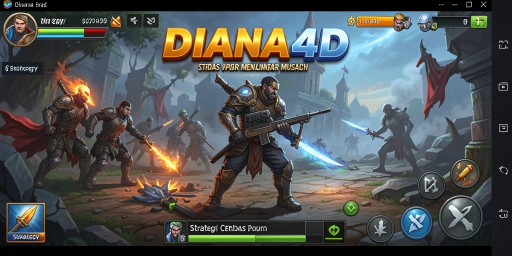 Tampilan antarmuka pengguna DIANA4D yang menarik dan strategis.