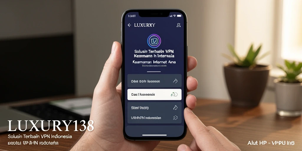 Antarmuka pengguna LUXURY138 yang memudahkan akses VPN Indonesia.