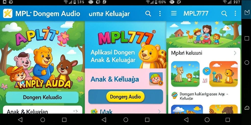 Antarmuka aplikasi MPL777 yang menarik dan mudah digunakan.