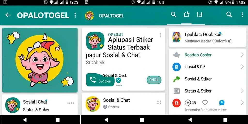 Tampilan antarmuka stiker OPALTOGEL yang menarik dan mudah digunakan.