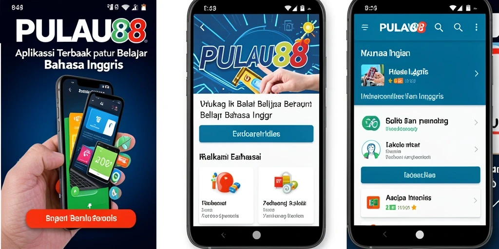 Antarmuka PULAU88 yang menarik untuk Belajar Bahasa Inggris.