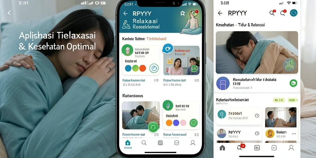Antarmuka ramah pengguna RPYYY untuk Tidur & Relaksasi.