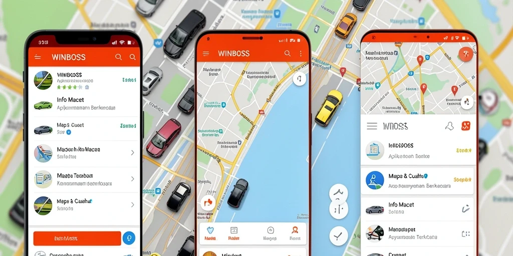 Antarmuka WINBOSS menampilkan informasi kemacetan secara real-time dengan jelas.